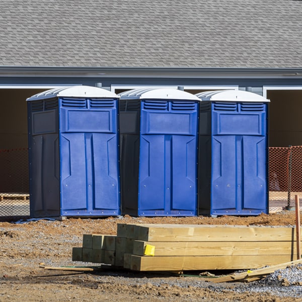 do you offer hand sanitizer dispensers inside the portable restrooms in Marlboro OH